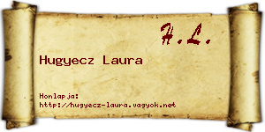 Hugyecz Laura névjegykártya